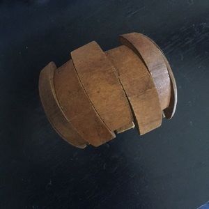 Tribal wooden bracelet